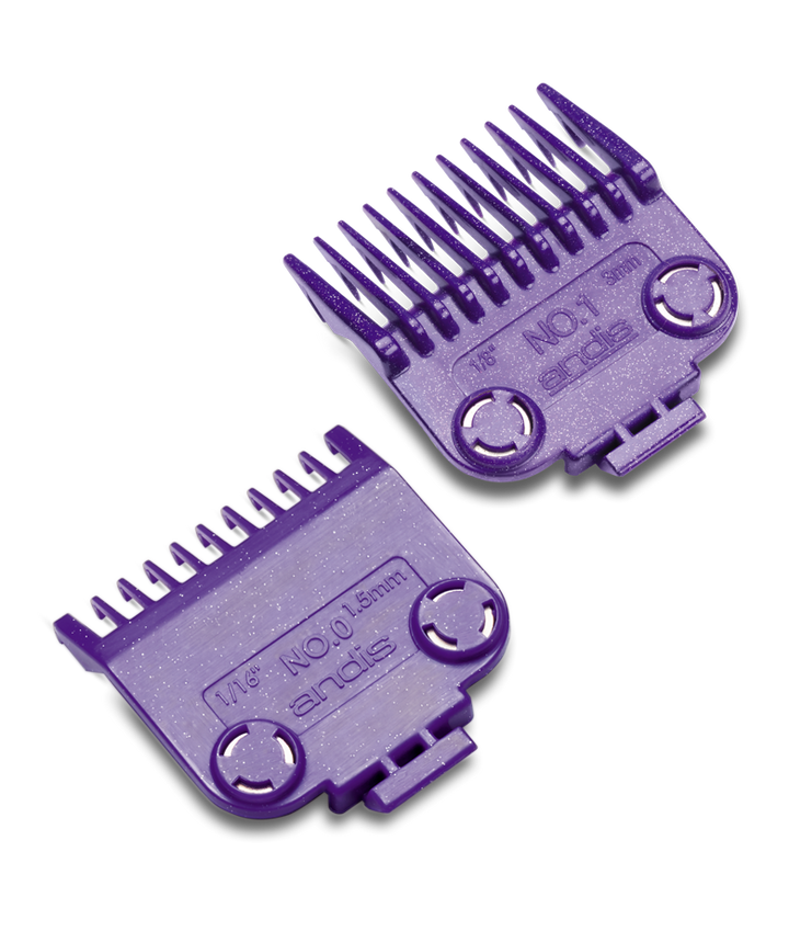 Andis Master Magnetic Comb Set — Dual Pack #0 & #1