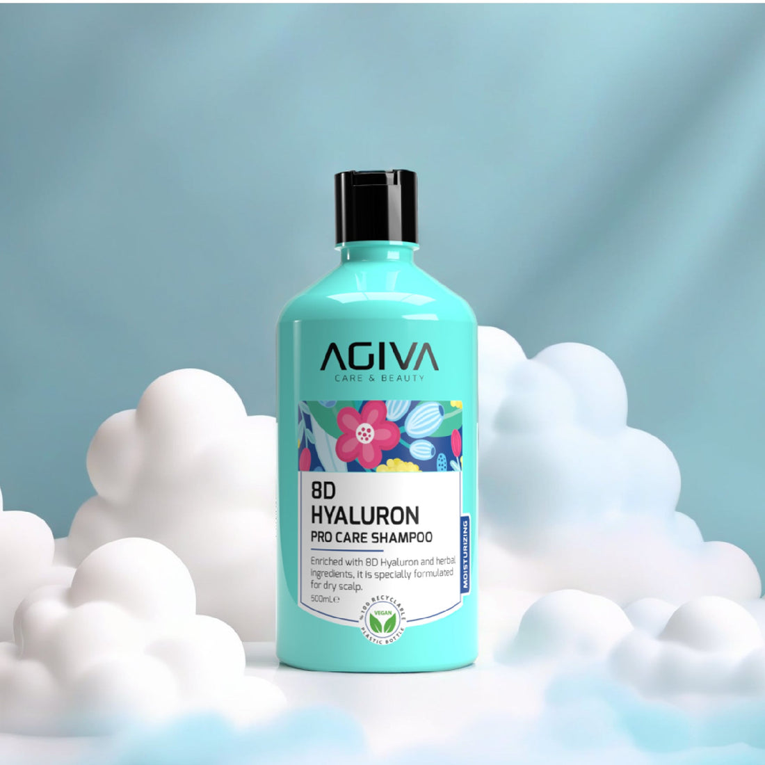 Agiva 8D Hyaluron Pro Care Shampoo 500ML