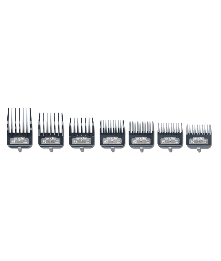 Andis Master Premium Metal Clip Comb Set - Empire Barber Supply