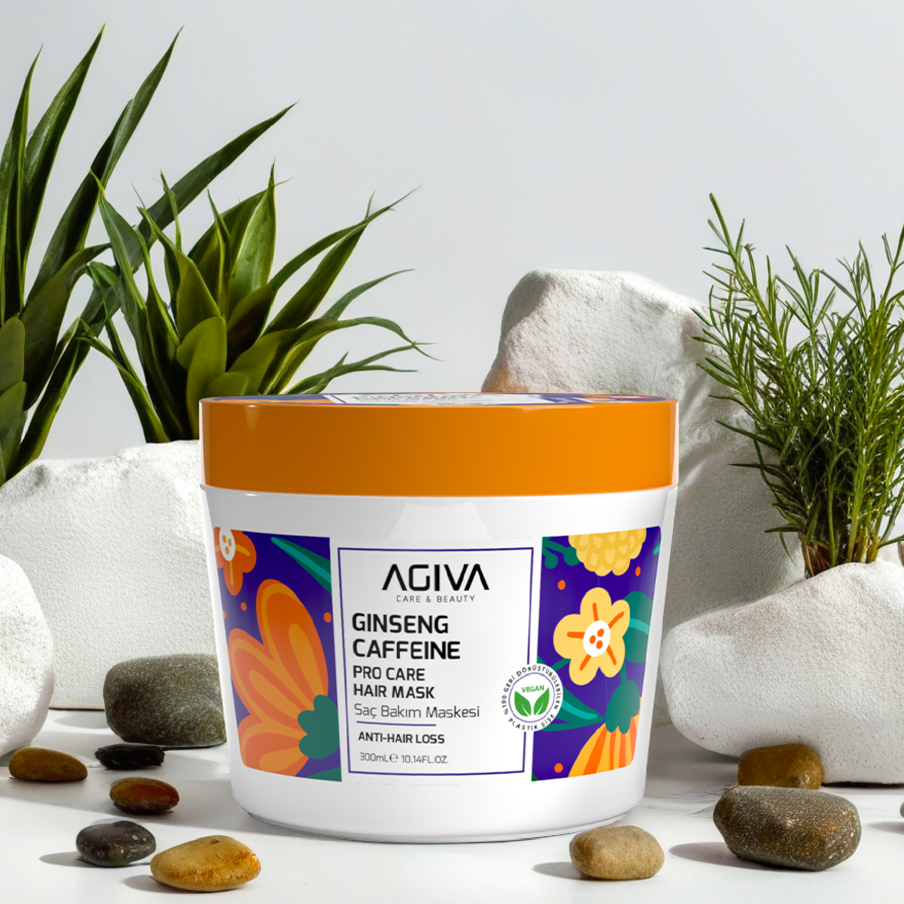 Agiva Caffeine Ginseng Pro Care Hair Mask 300ML
