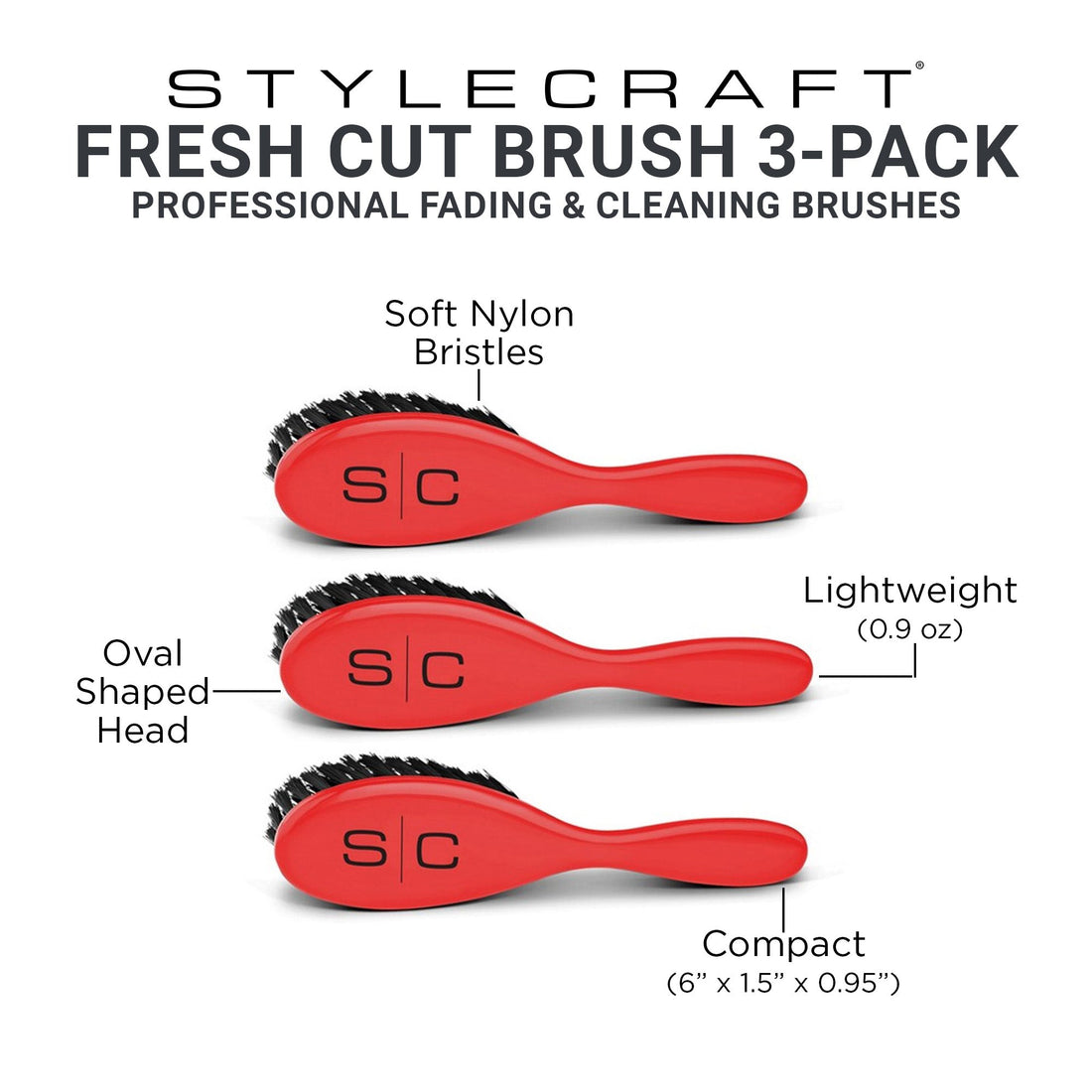 S|C The Fresh Cut Brush (3 Pack)