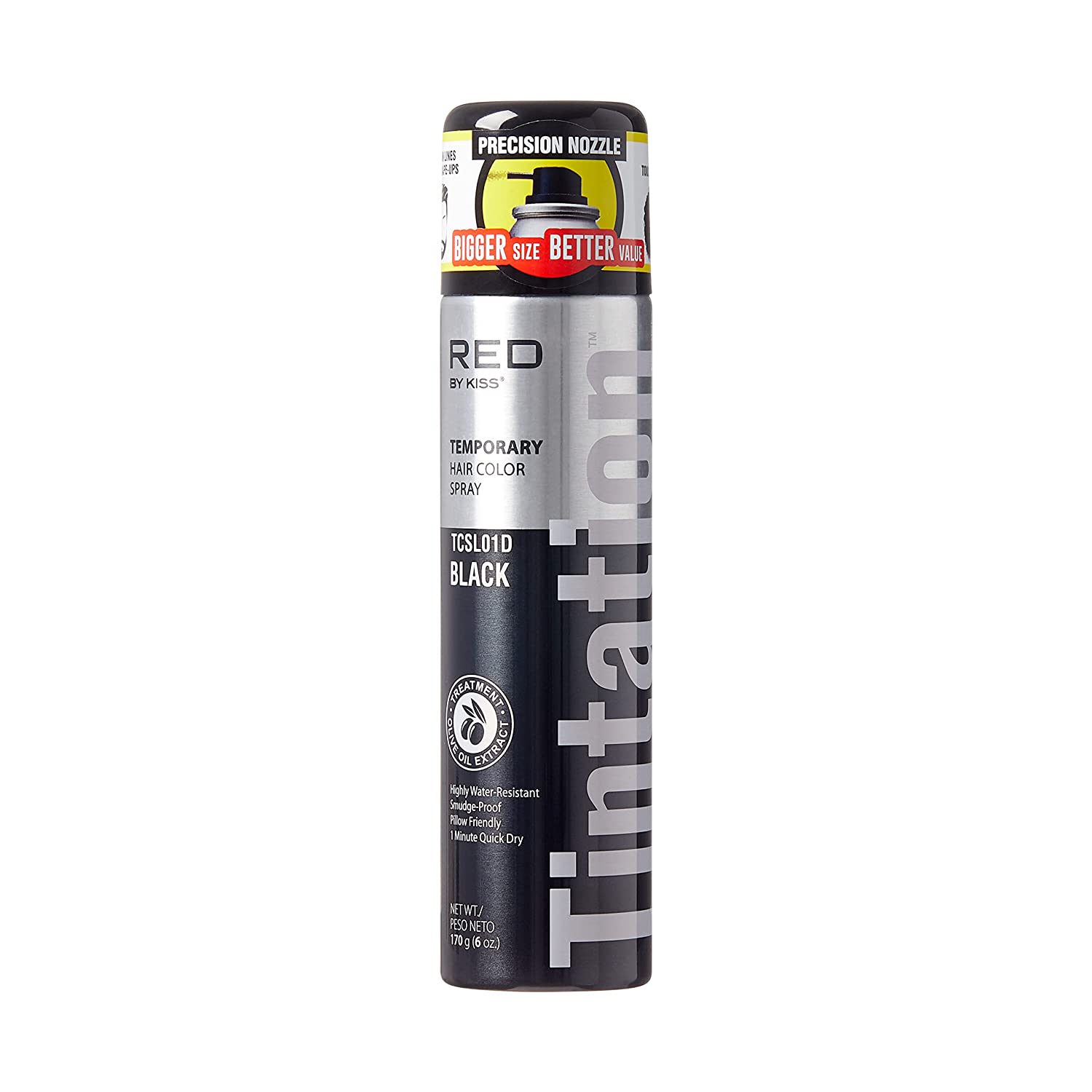 Kiss Root Cover Up Concealer Tintation Colour Spray 6oz.