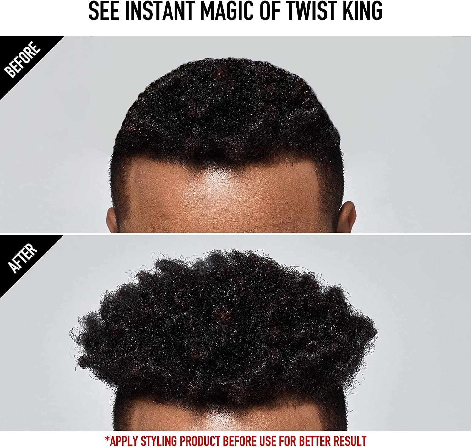 Red by Kiss Premium Twist King Luxury Twist Styler (Large) - Washable & Durable