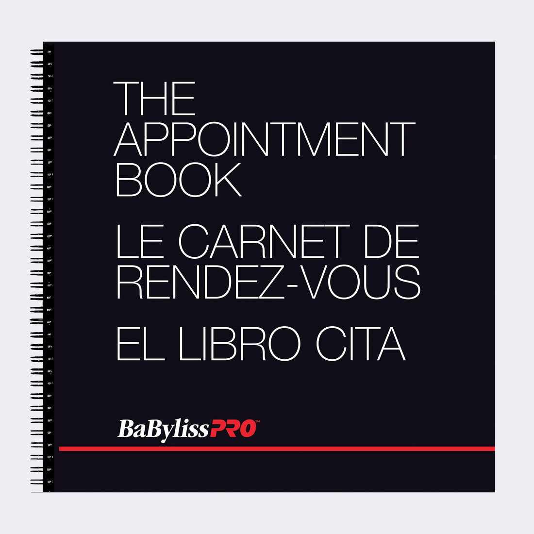 BabylissPro Appointment Book 6 Columns