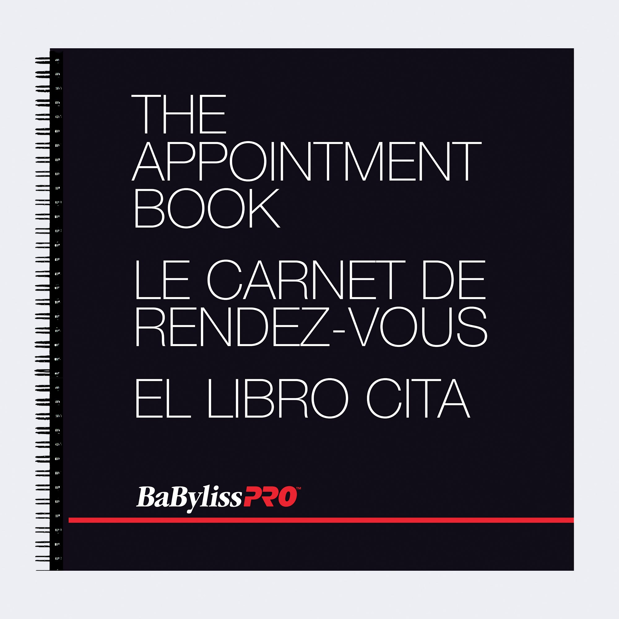 BabylissPro Appointment Book 6 Columns
