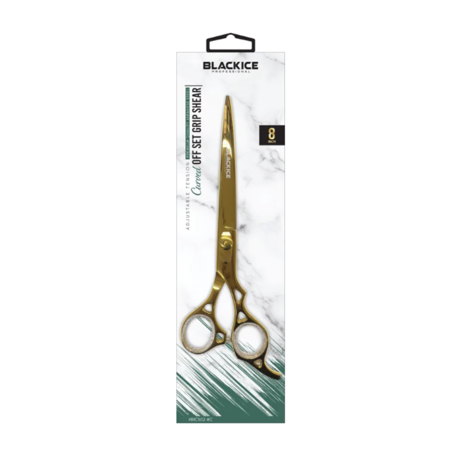 Black Ice Curved Shear 8"