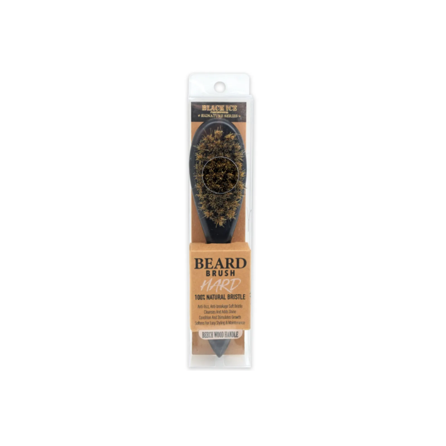 Black Ice Beard Handle Brush