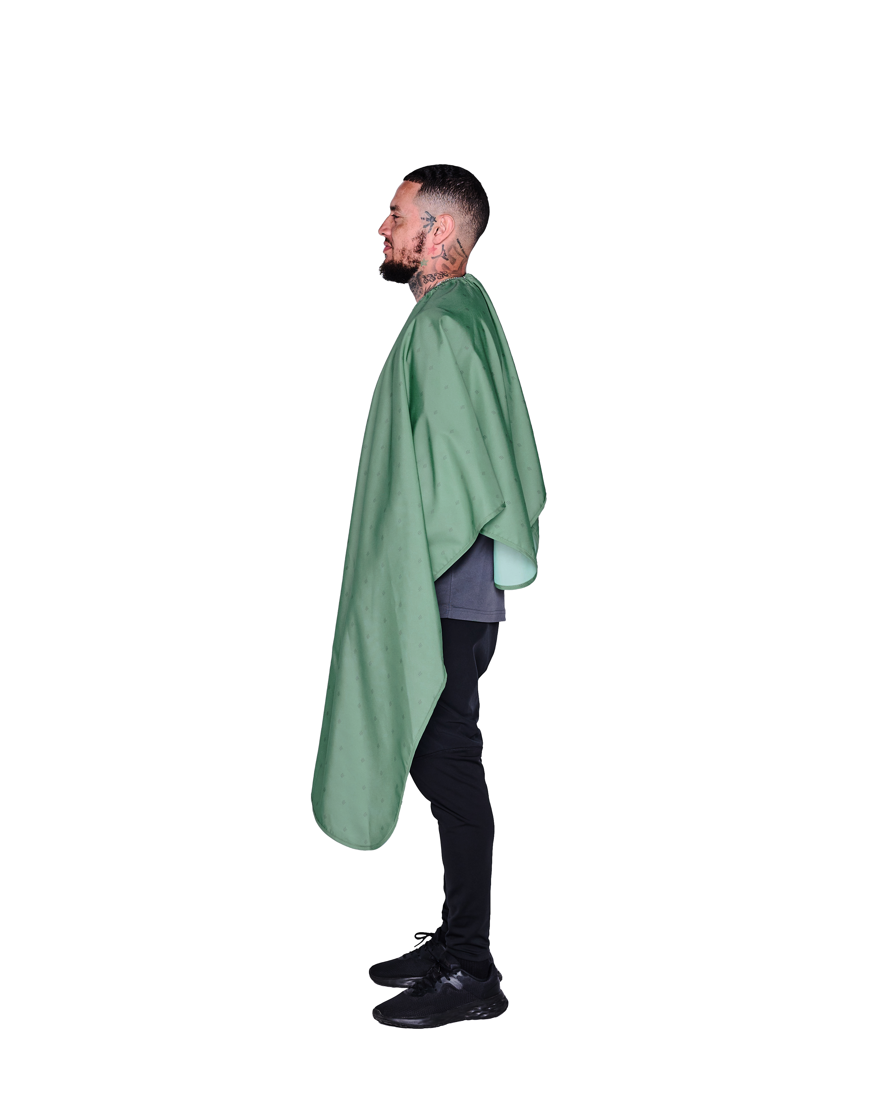Barber Strong The Barber Shield Cape - Army Green