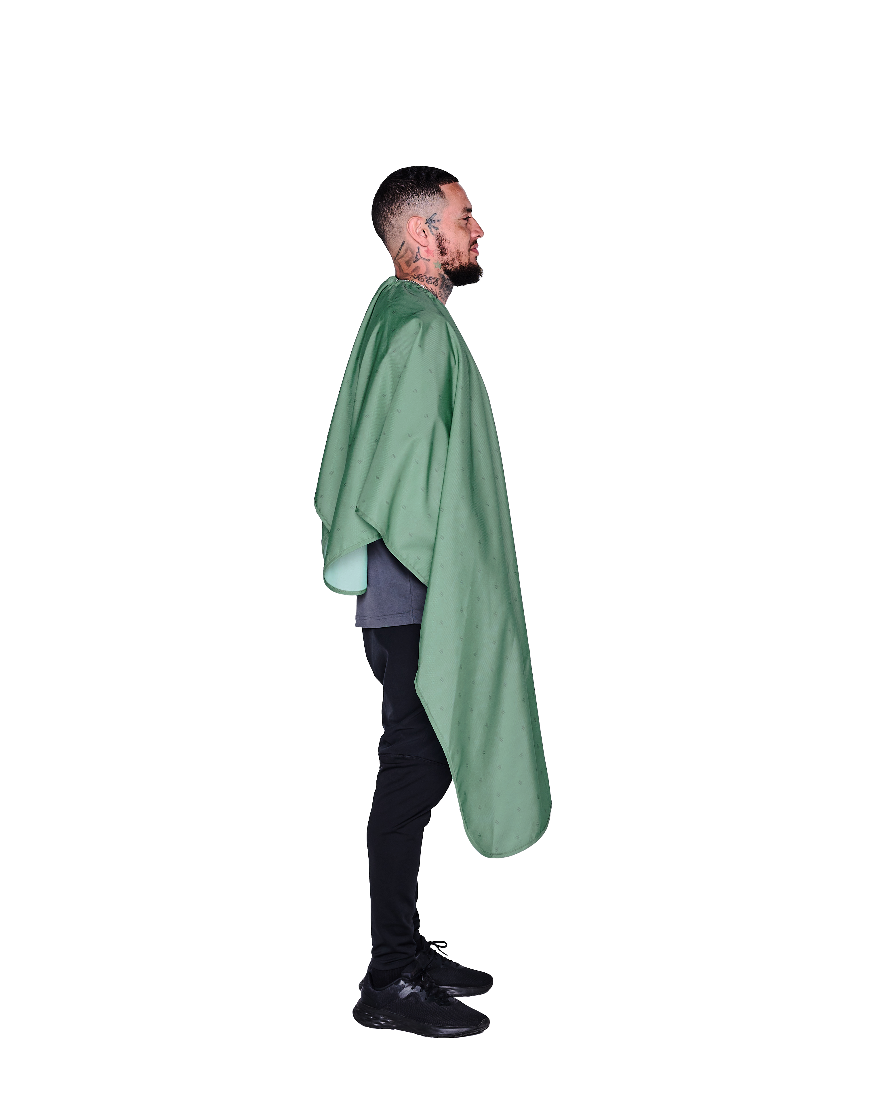 Barber Strong The Barber Shield Cape - Army Green