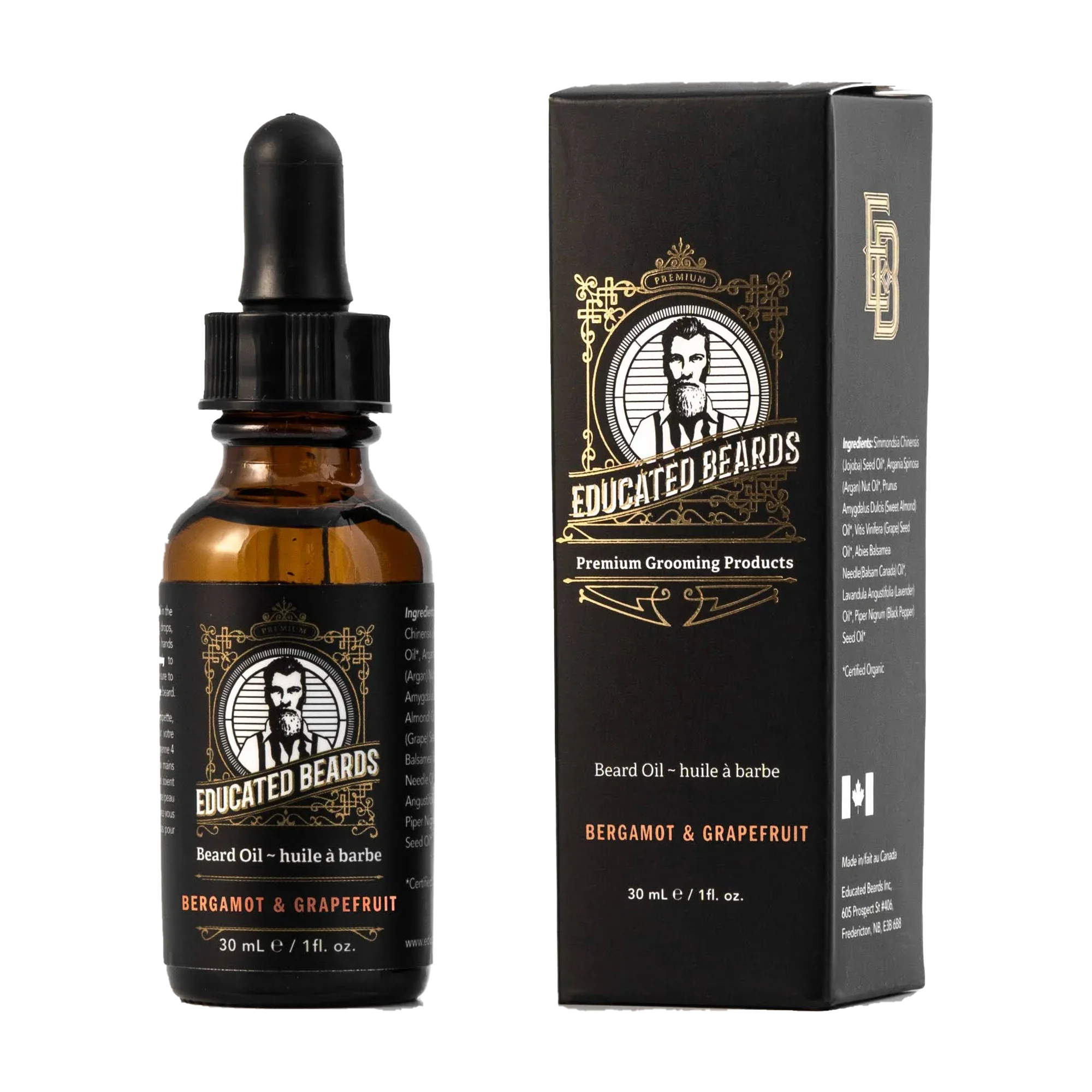 Educated Beards Bergamot Grapefruit Beard Oil 30ml