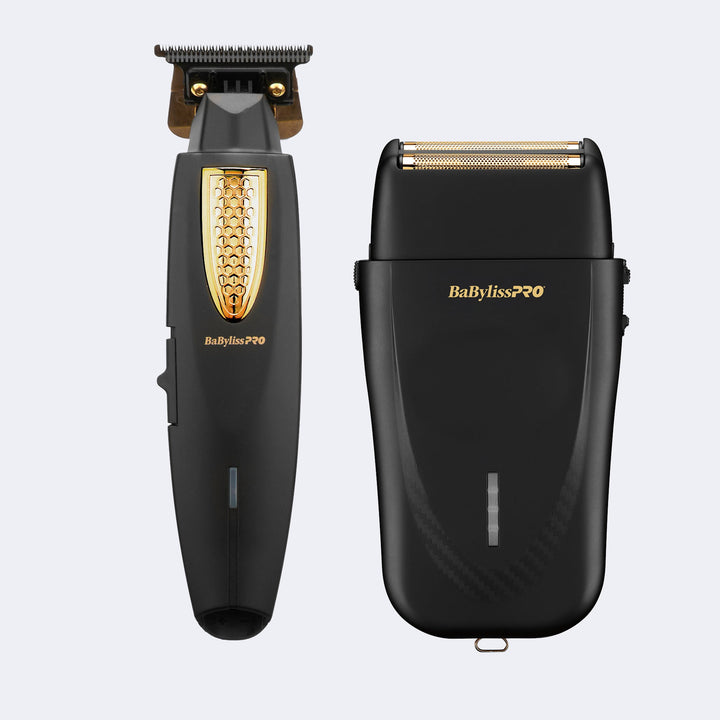 BabylissPro LithiumFX+ Trimmer and Double Foil Shaver Prepack Set