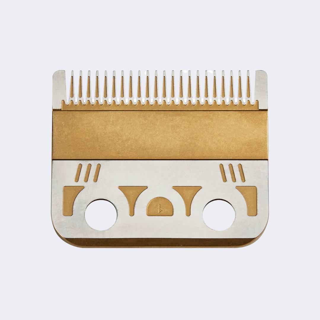 BabylissPro Gold Titanium Metal - Injection Molded (MIM) Precision Fade Blade (22 Teeth)