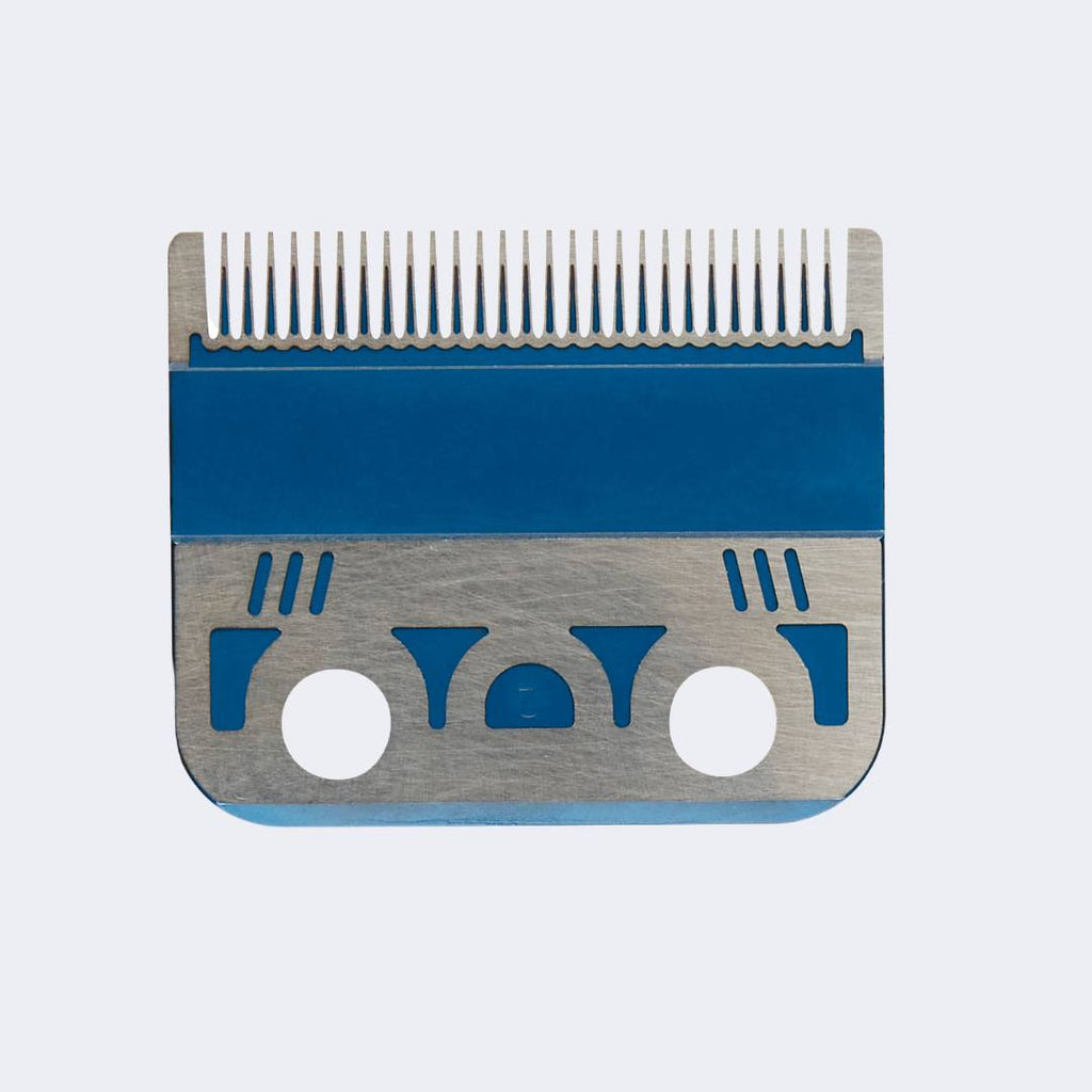 BabylissPro Blue Titanium Metal - Injection Molded (MIM) Precision Fade Blade (22 Teeth)