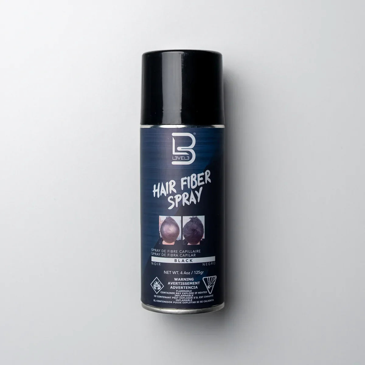 LV3 Hair Fiber Spray Black