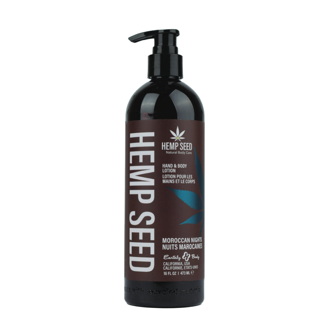 Earthly Body Hemp Seed Hand & Body Lotion Moroccan Nights 16OZ