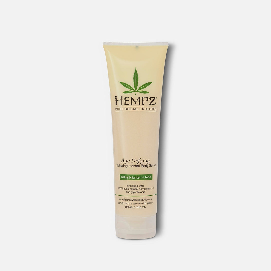 Hempz Age-Defying Exfoliating Herbal Body Scrub 9 OZ.