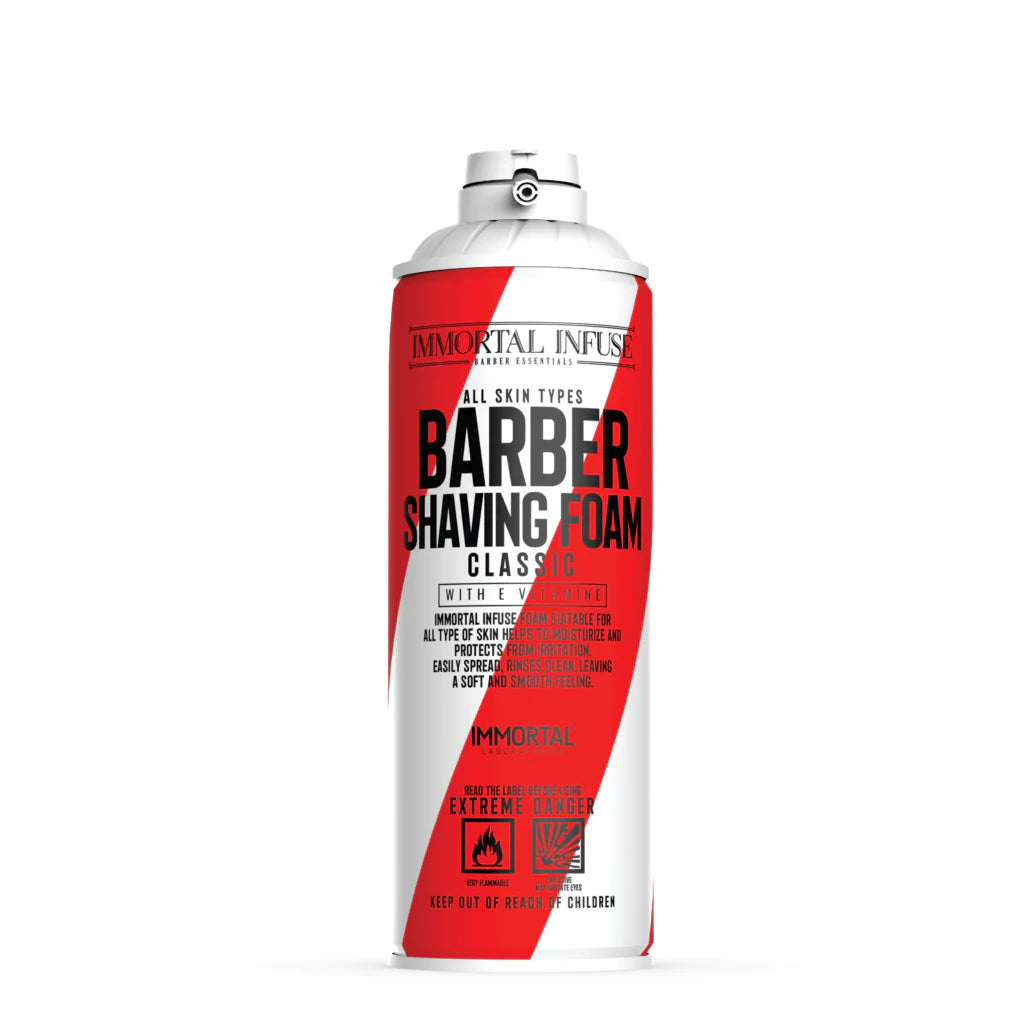 Immortal Infuse Classic Barber Shaving Foam 500ML