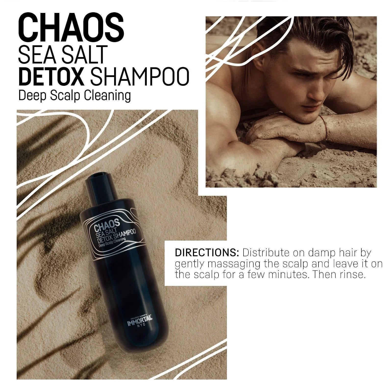 Immortal NYC Chaos Sea Salt Shampoo 350ML