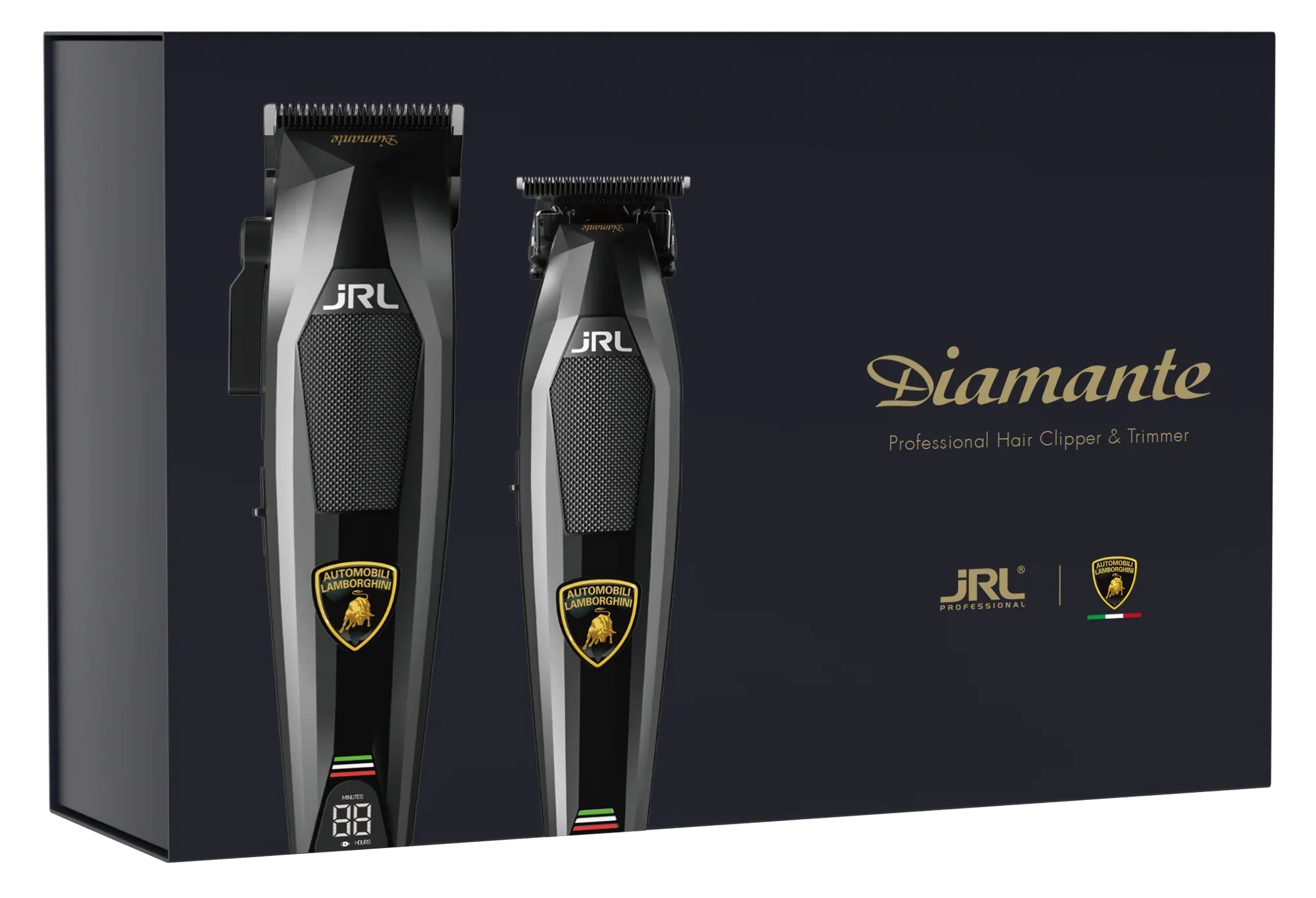 JRL Clipper + Trimmer Set - Black Diamante Collection