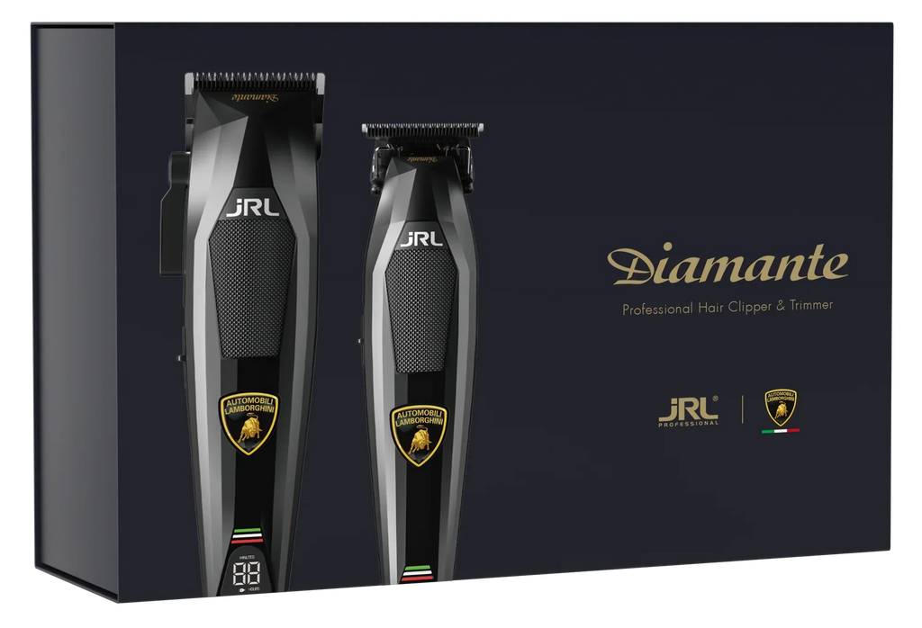 JRL Clipper + Trimmer Set - Black Diamante Collection
