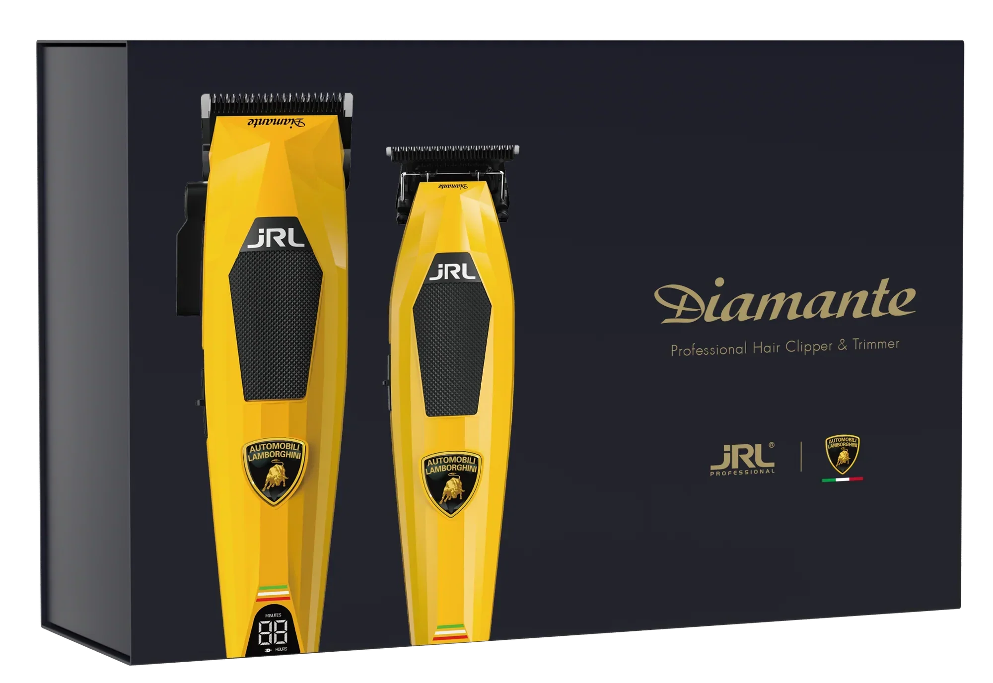 JRL Clipper + Trimmer Set - Yellow Diamante Collection