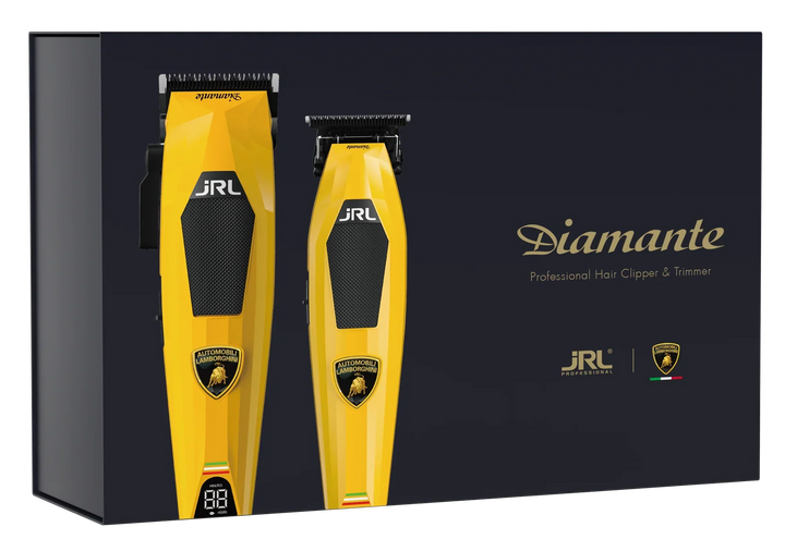 JRL Clipper + Trimmer Set - Yellow Diamante Collection