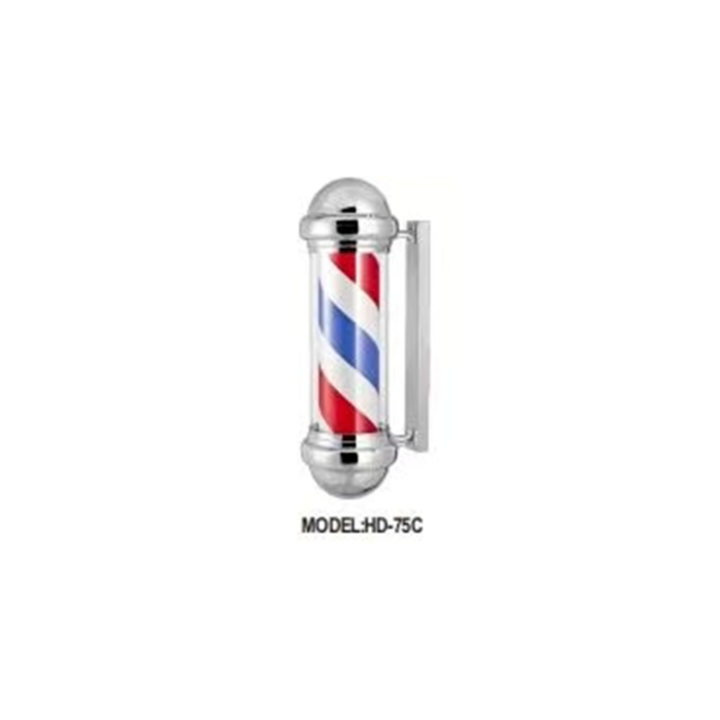 Levant Premium Barber Pole 04 - Chrome & Red/Blue 29"