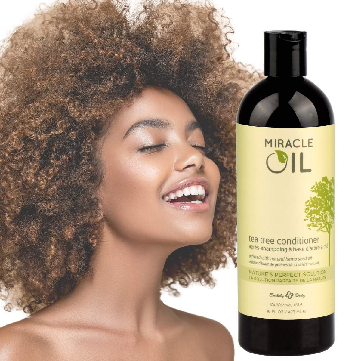 Earthly Body Miracle Oil Tea Tree Conditioner 16OZ