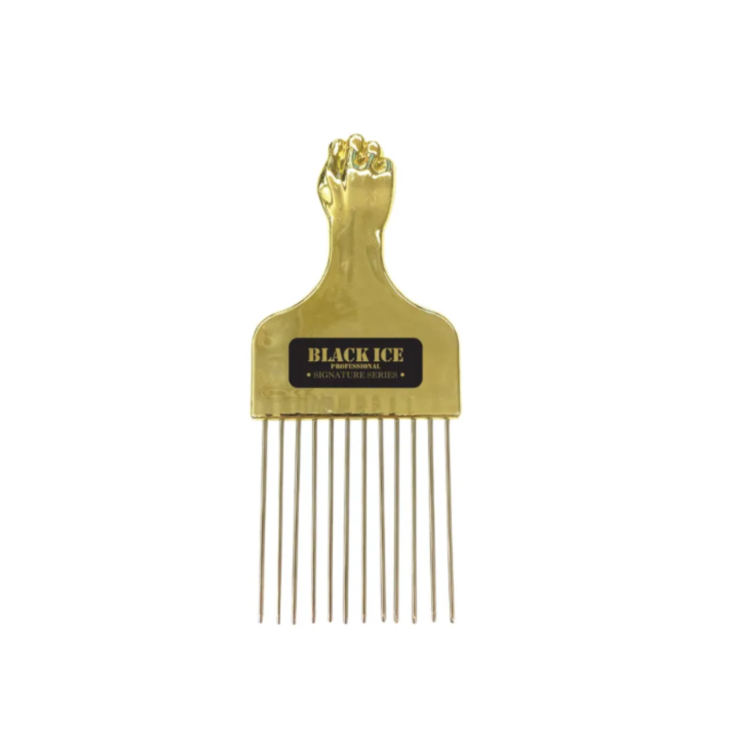 Black Ice Premium Stylish Metal Pick Comb
