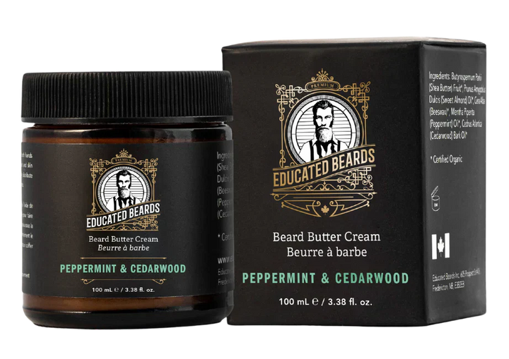 Educated Beards Peppermint Cedarwood Beard Butter Cream 118ml