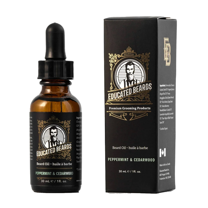 Educated Beards Peppermint Cedarwood Beard Oil 30ml