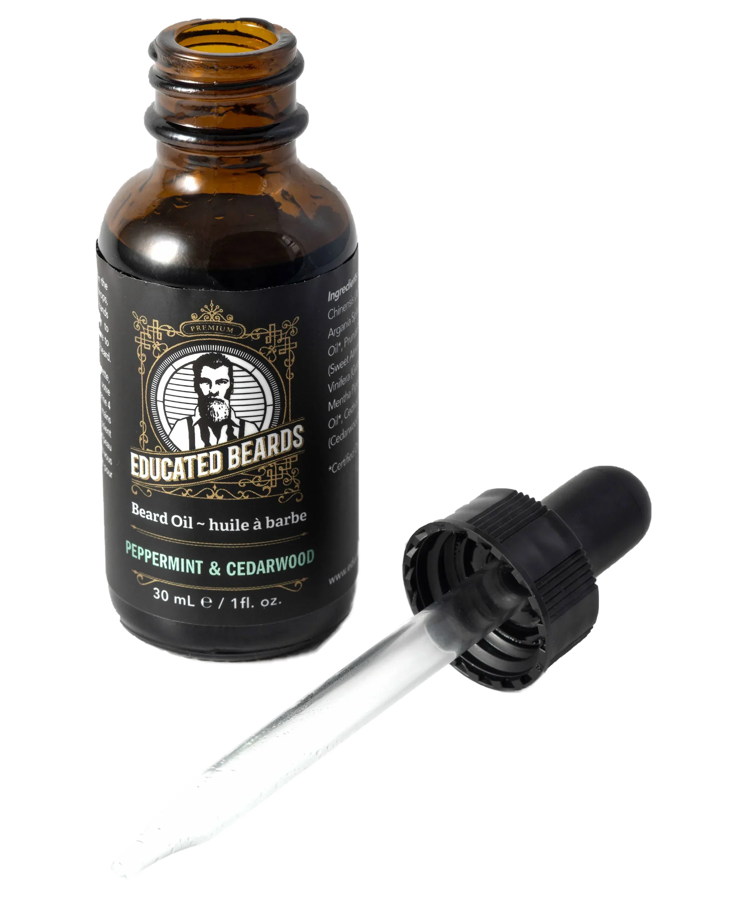 Educated Beards Peppermint Cedarwood Beard Oil 30ml