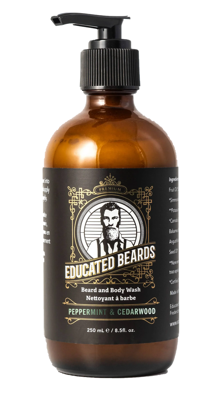 Educated Beards Peppermint Cedarwood Beard Wash 250ml