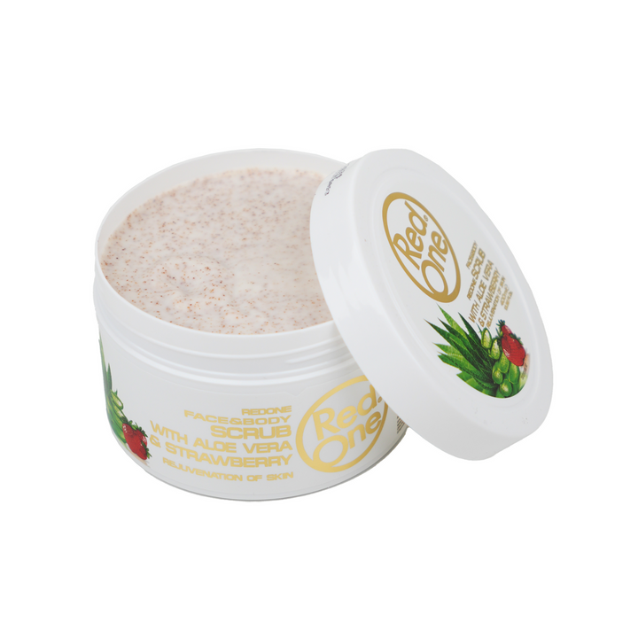 RedOne Strawberry Aloe Vera Facial Scrub 400ml