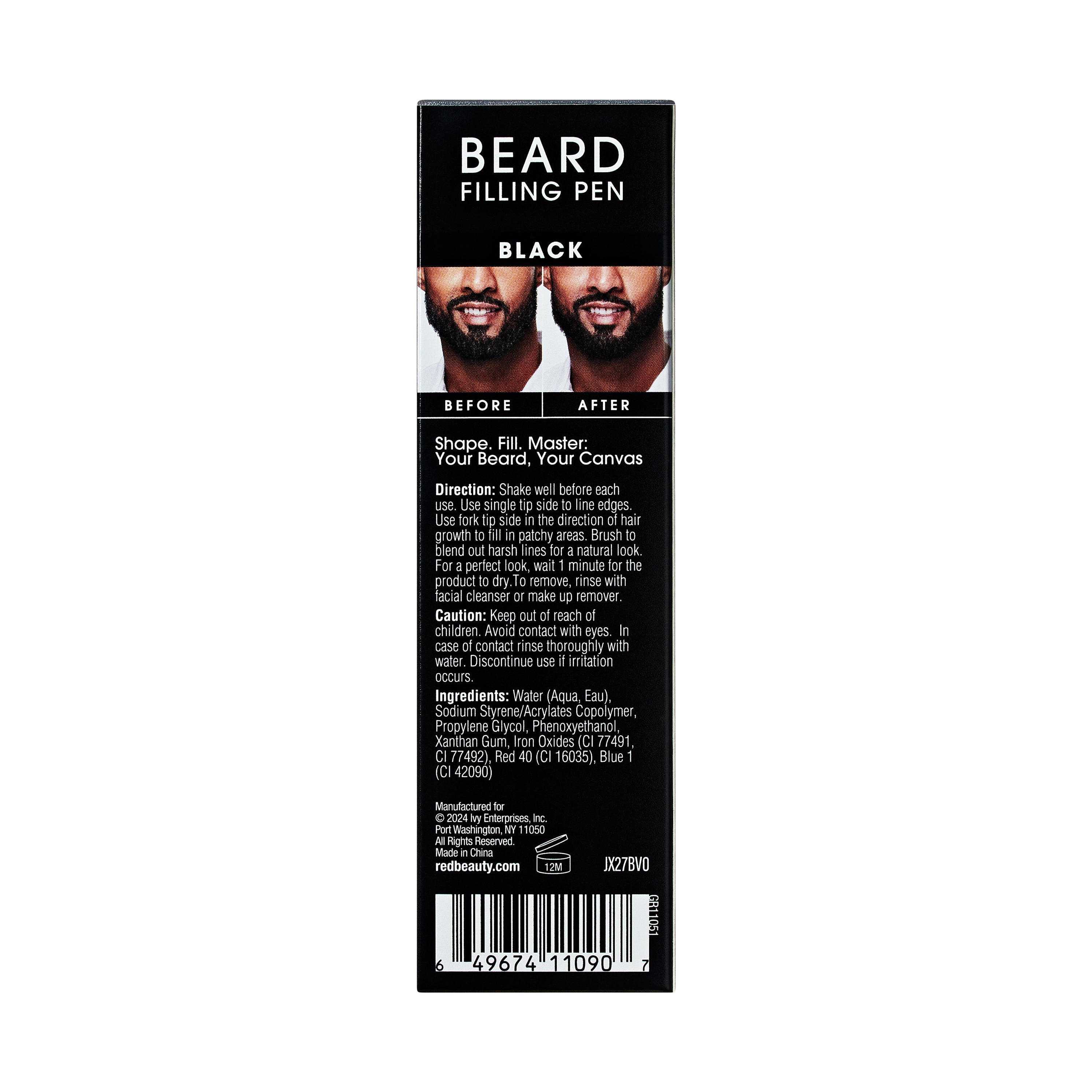 Groomane Beard Filling Pen-Dual Tip