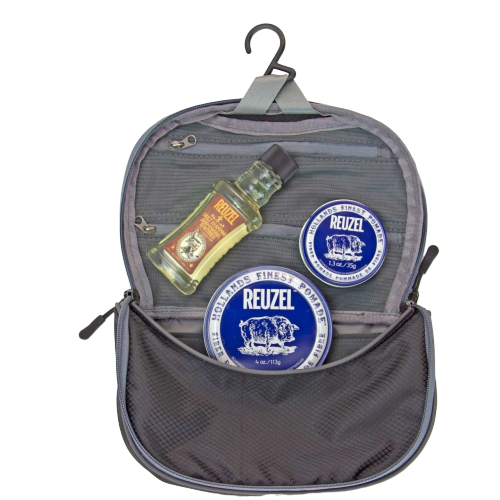 Reuzel Strong Pomade (Blue) Dopp Bag