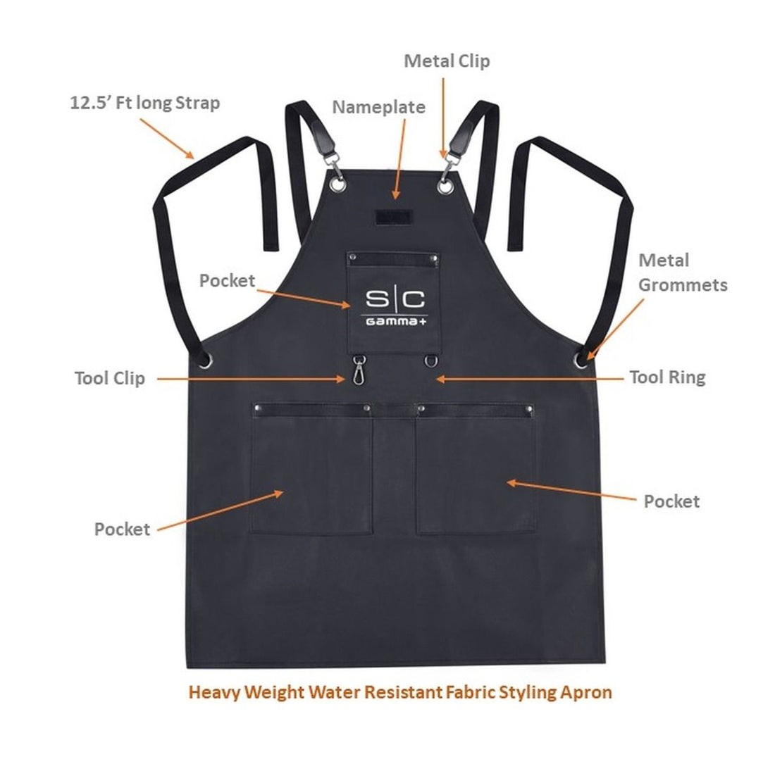 S|C  Waterproof Barber Apron