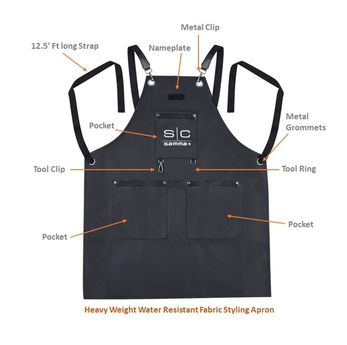 S|C  Waterproof Barber Apron