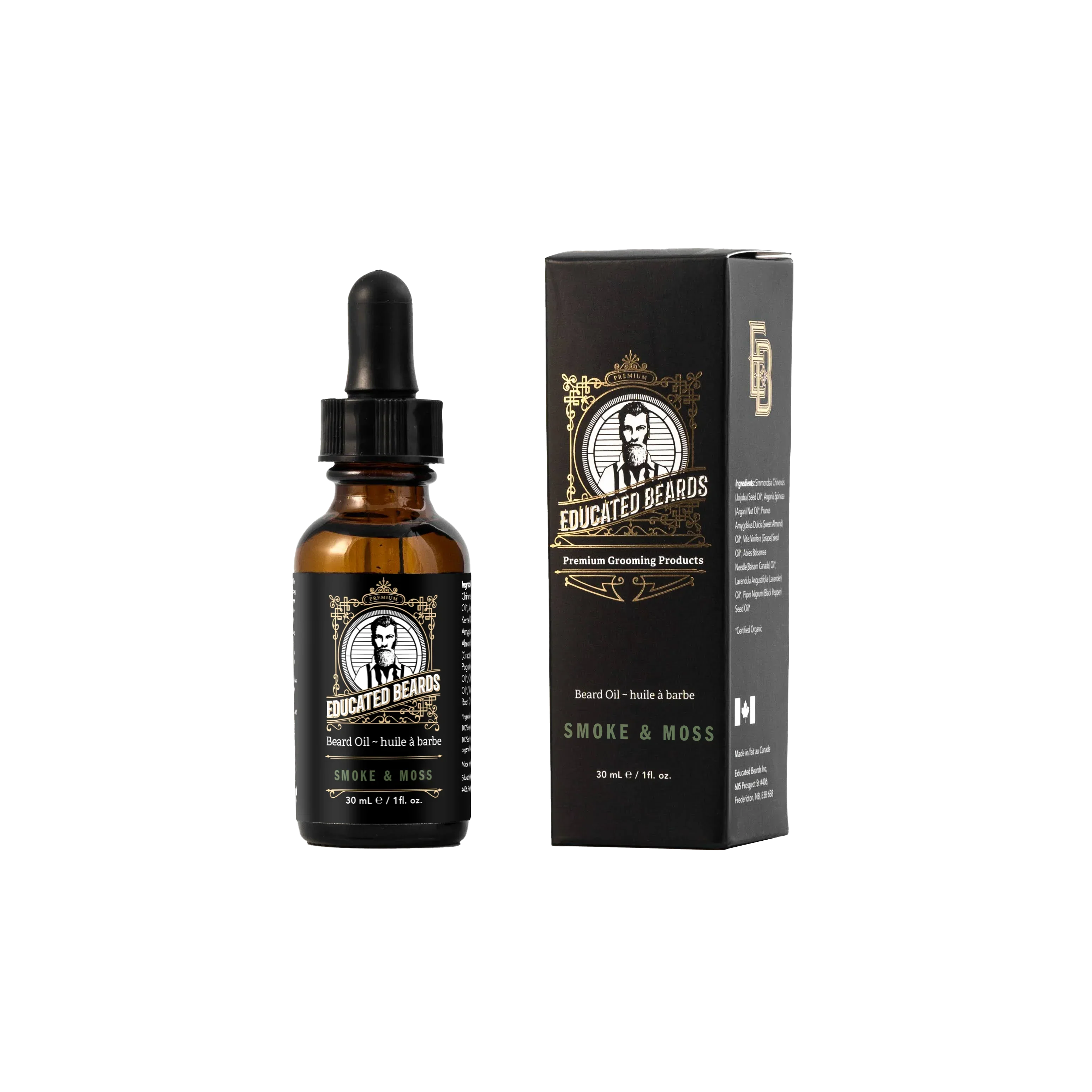 Educated Beards Smoke & Moss Beard Oil 30ml