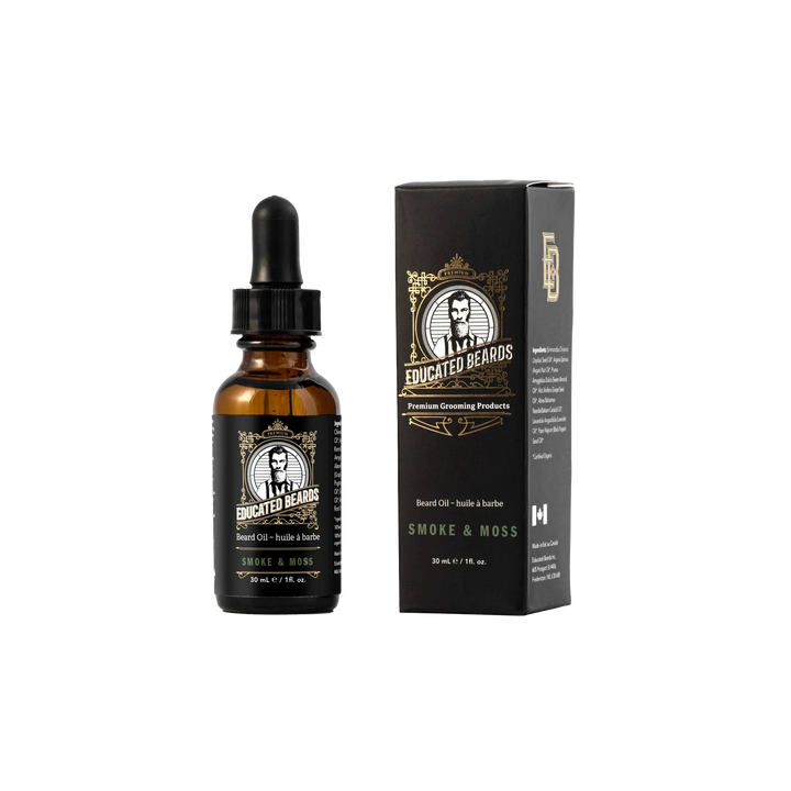 Educated Beards Smoke & Moss Beard Oil 30ml