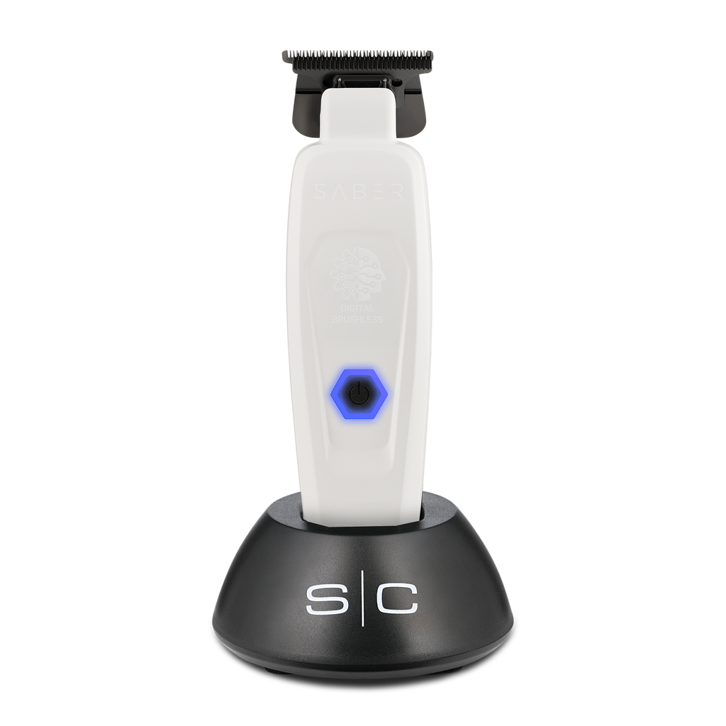 S|C Saber Cordless Brushless Motor Trimmer White