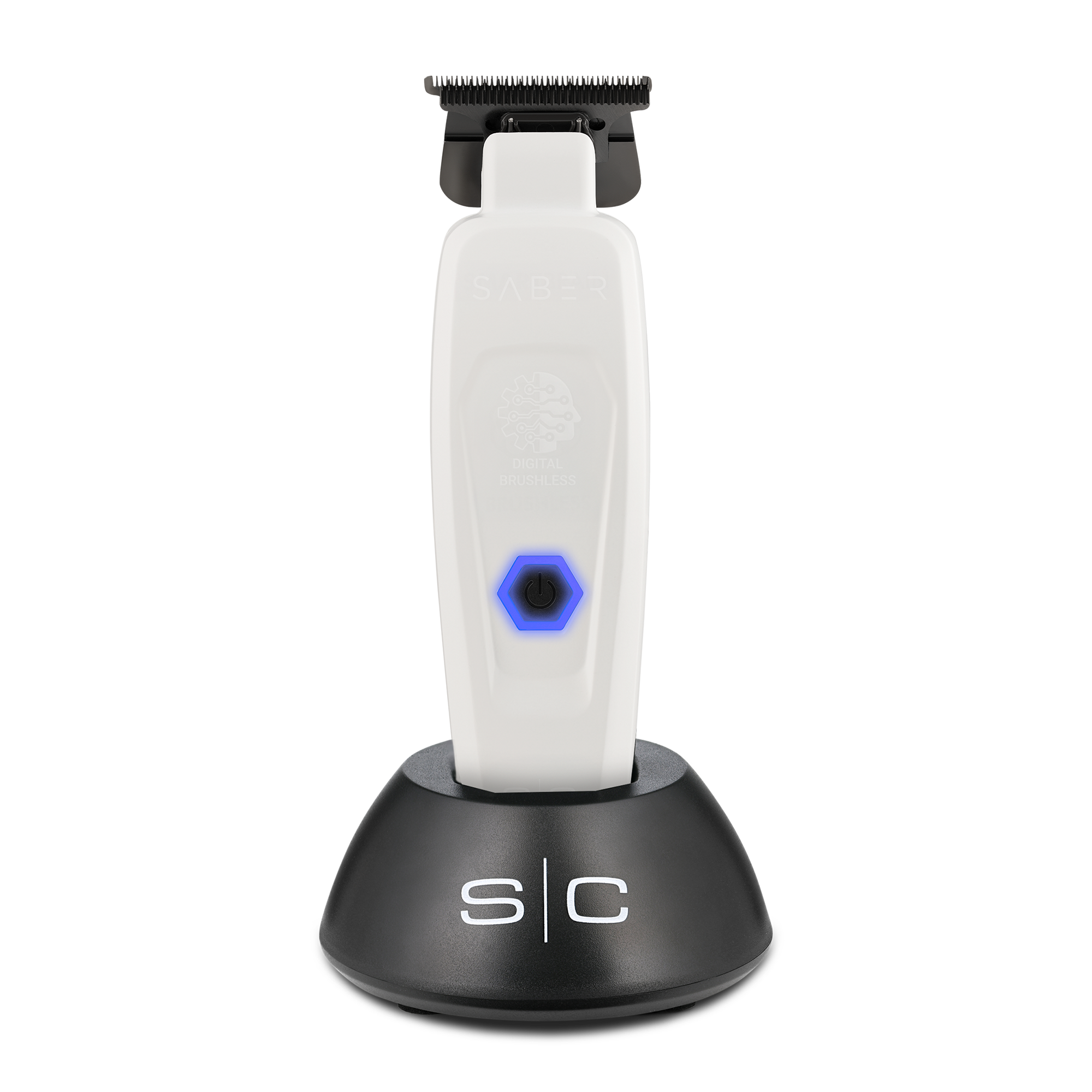 S|C Saber Cordless Brushless Motor Trimmer White