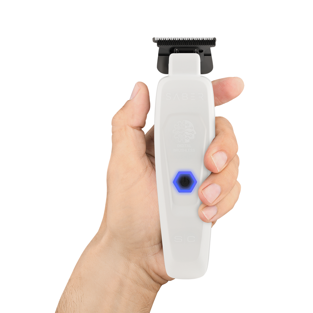 S|C Saber Cordless Brushless Motor Trimmer White