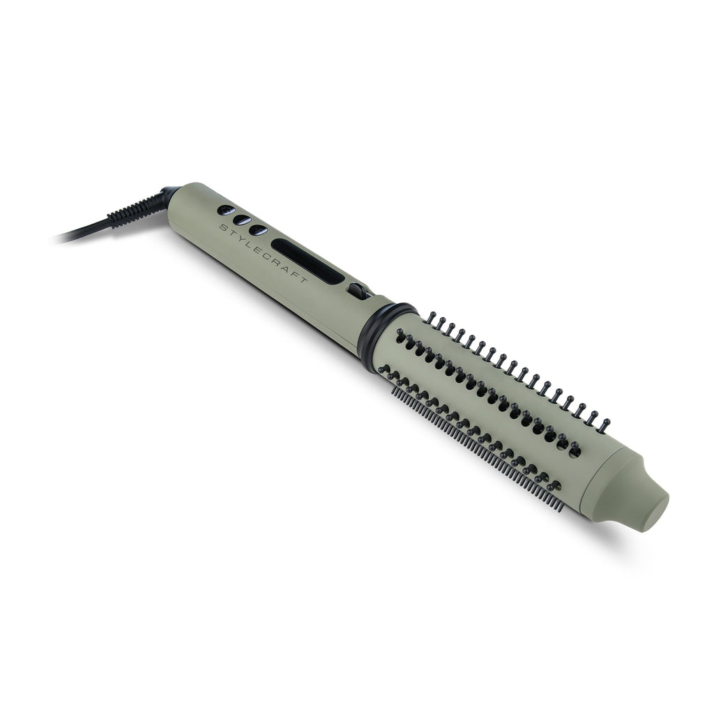 S|C Sage 2-in-1 Retractable Hot Brush Curling Wand
