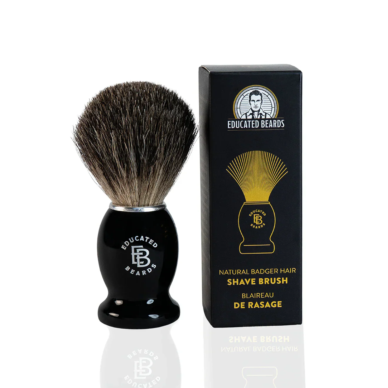 Educated Beards Badger Shave Brush