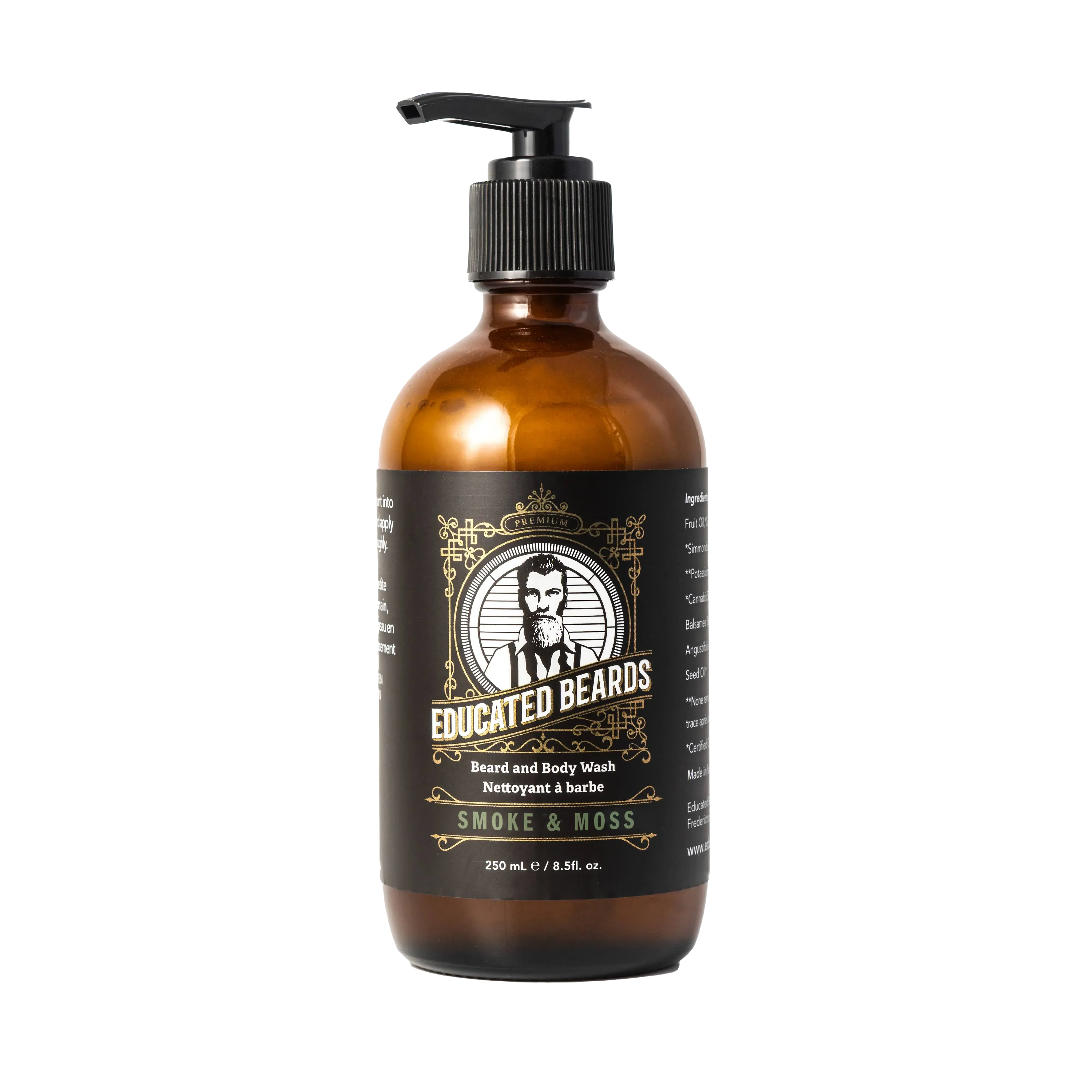Educated Beards Smoke & Moss Beard Wash 250ml