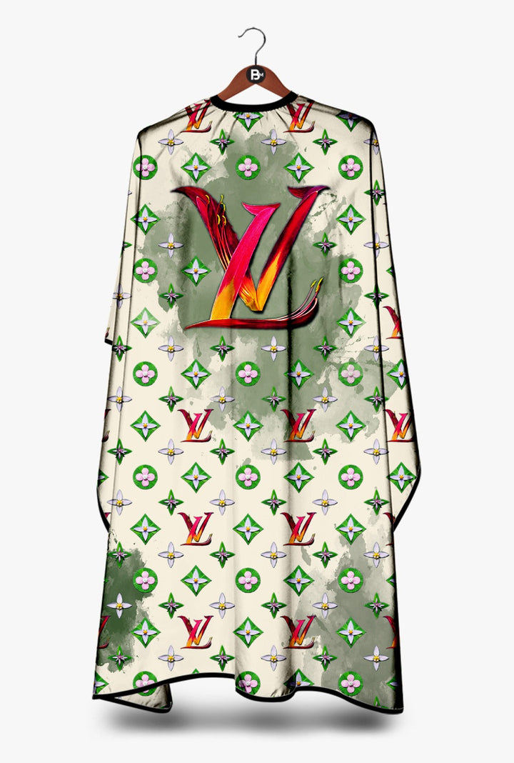 Barber Mood Flower LV Cape