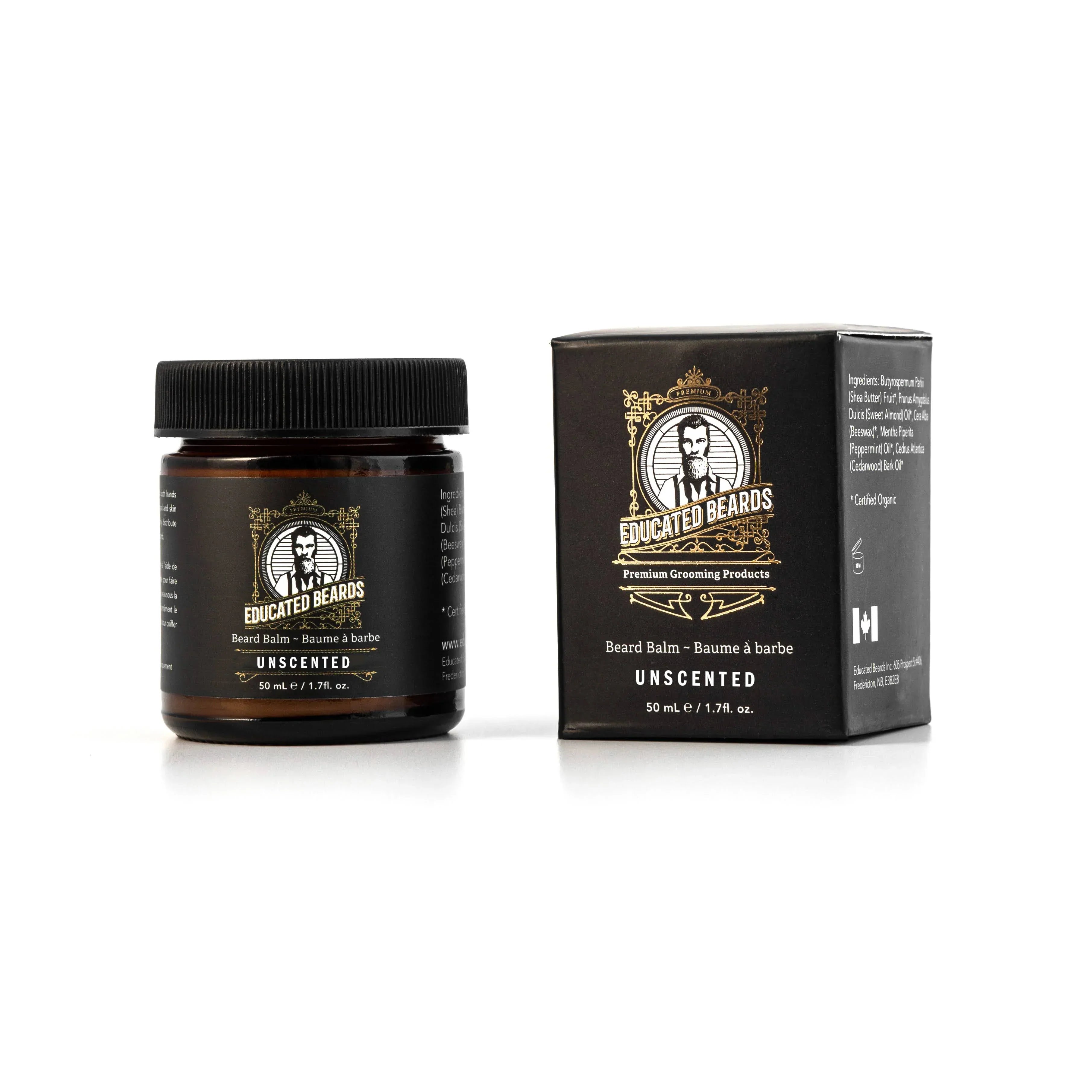 Educated Beards Unscented Beard Balm 50ml