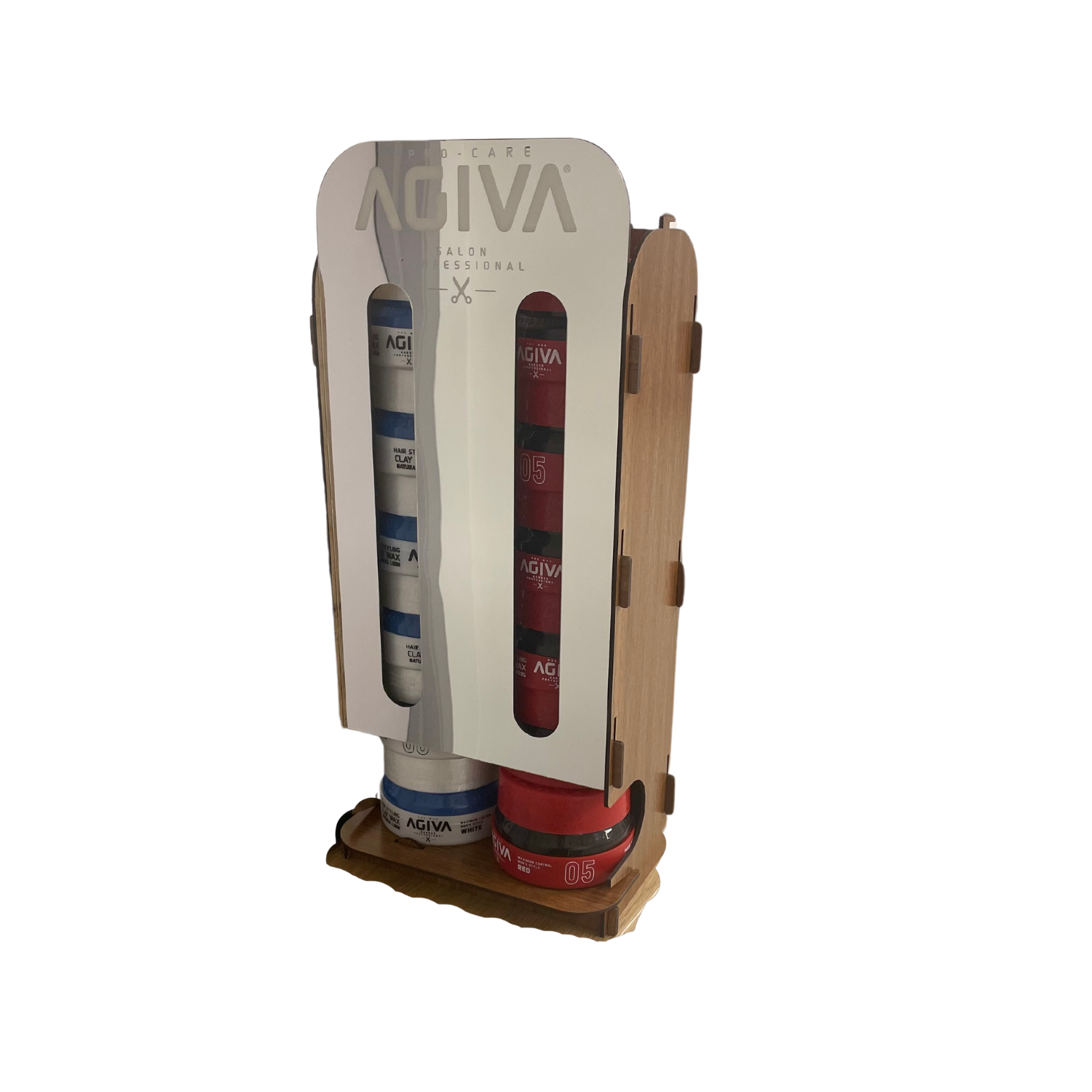 Agiva Pucks Double Gravity Feed Display Stand