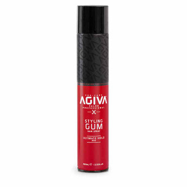 Agiva Hair Styling Spray Gum Red 03 400 mL - Empire Barber Supply